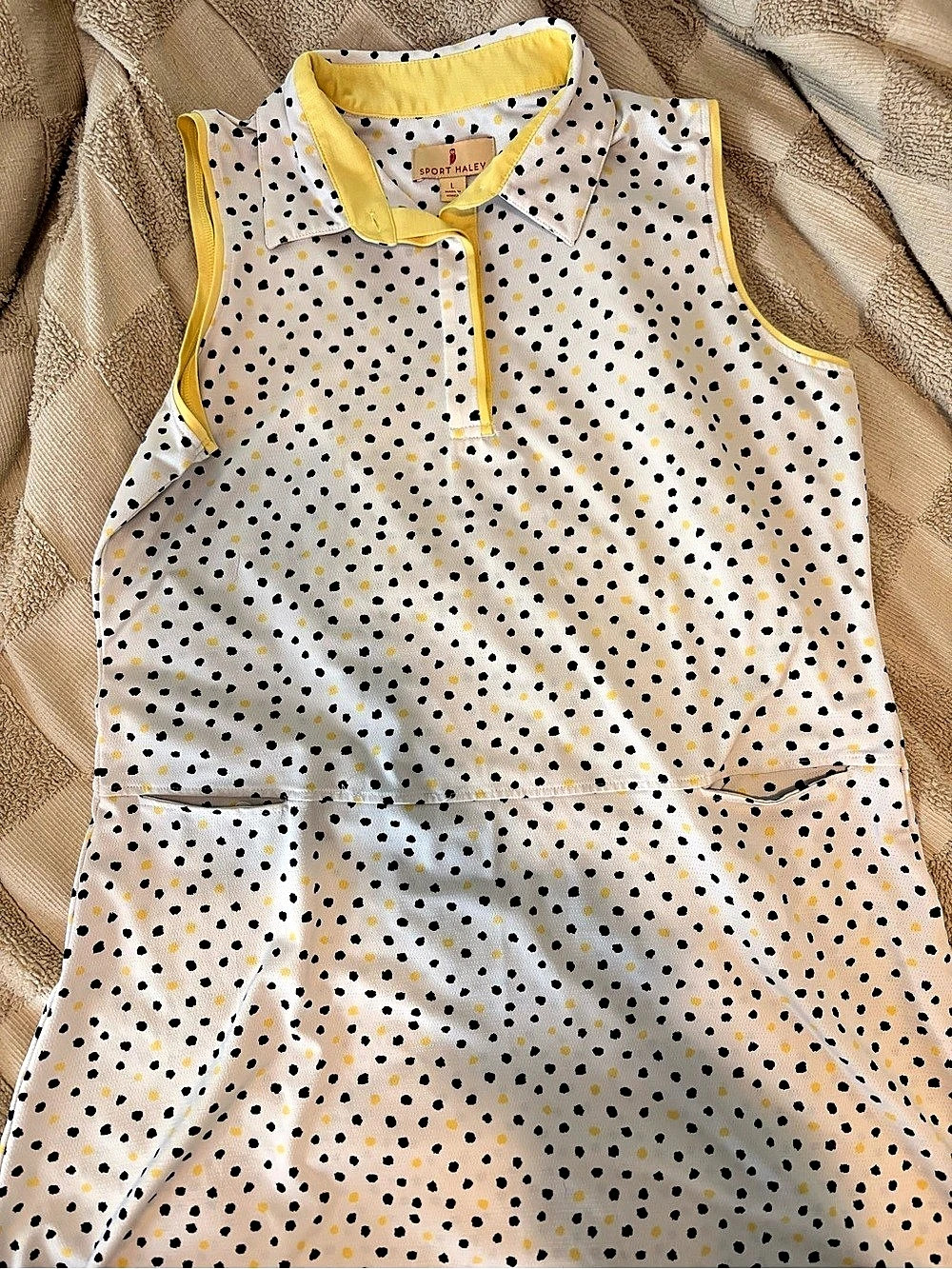 Sport Haley Polka Dot Sleeveless Golf/Pickleball dress